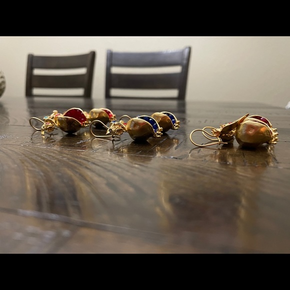 Pomegranate Earrings - Picture 3 of 4